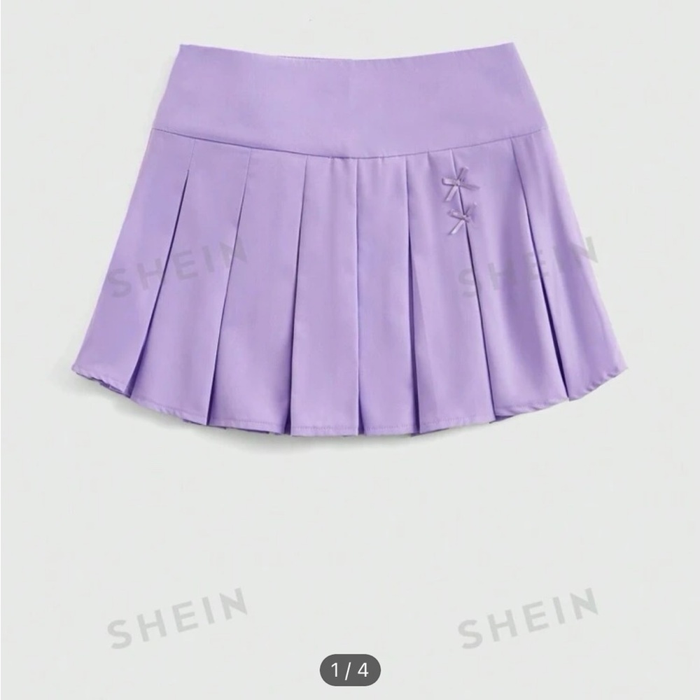 Mauve Purple mini skort